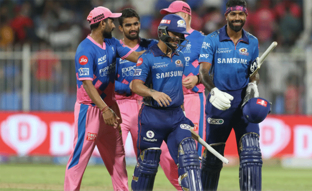Mumbai indians win by 8 wickets